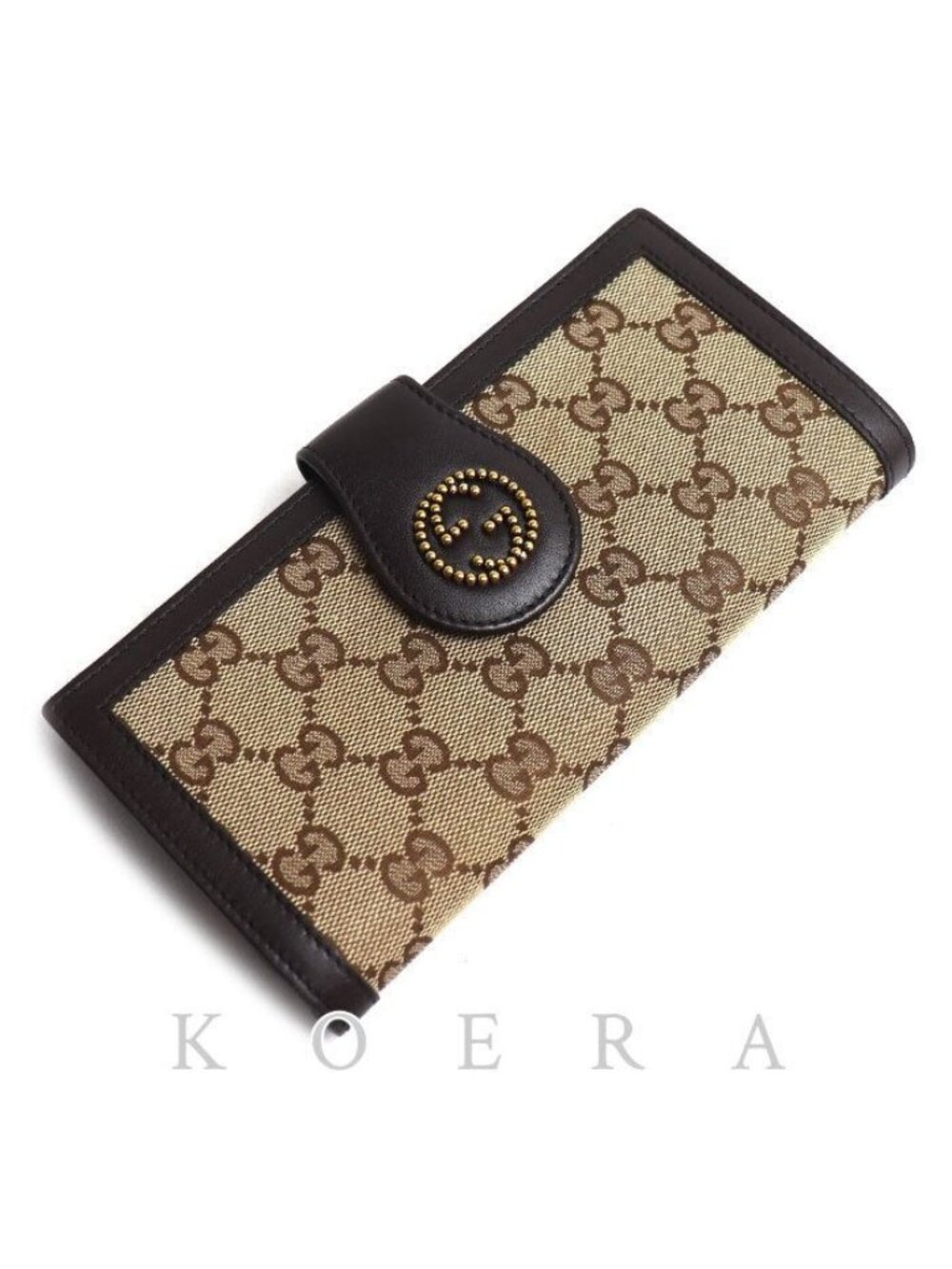 Gucci Interlocking G Wallet Beige